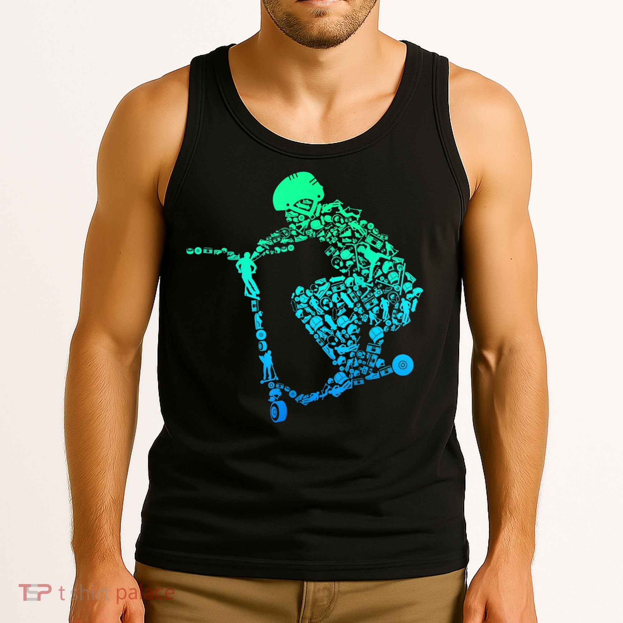 Scooter Stunt Gift Tank Top