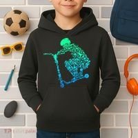 Scooter Stunt Gift Kids Hoodie thumb 2
