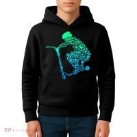 Scooter Stunt Gift Kids Hoodie thumb 4