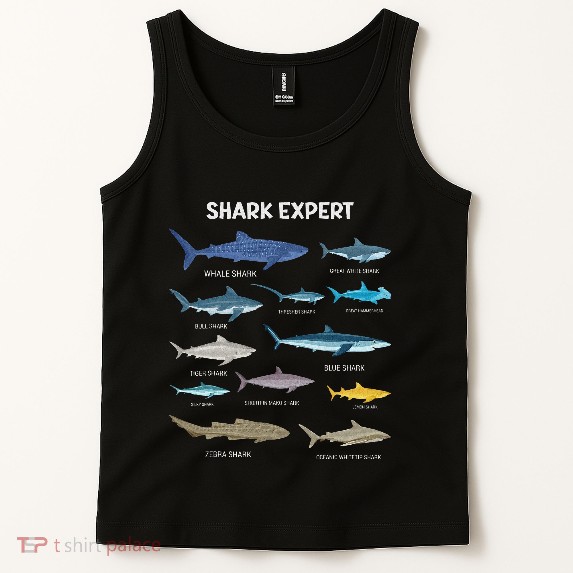 Shark Species Gift Tank Top