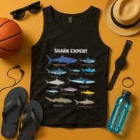 Shark Species Gift Tank Top thumb 4