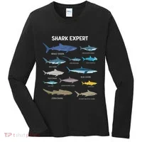 Shark Species Gift Women's Long Sleeve Shirt thumb 0
