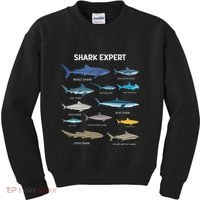 Shark Species Gift Kids Sweatshirt thumb 0