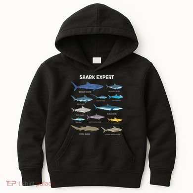 Shark Species Gift Kids Hoodie