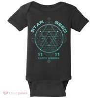 Starseed Sacred Geometry Baby Bodysuit thumb 0