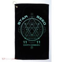 Starseed Sacred Geometry Golf Towel thumb 0
