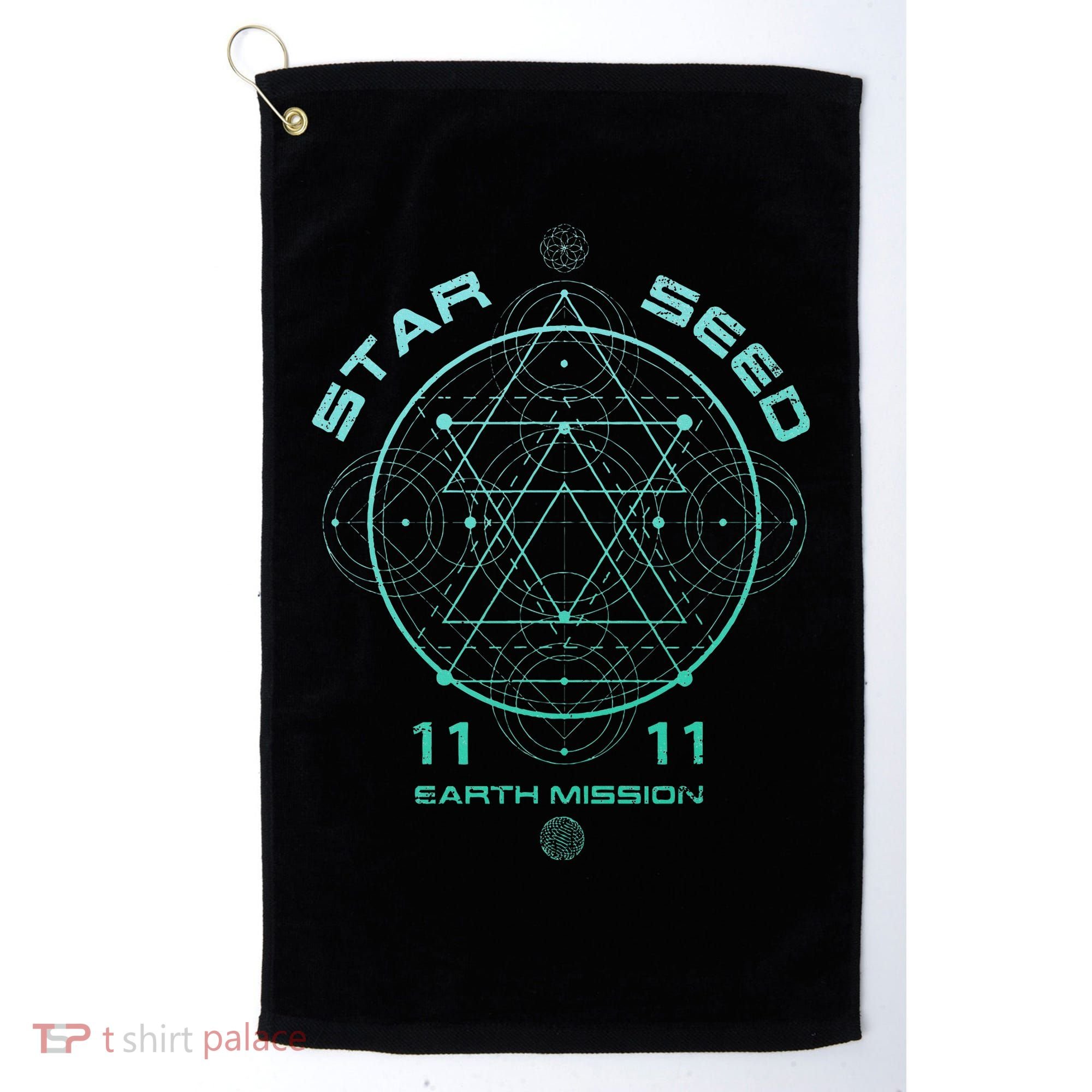 Starseed Sacred Geometry Golf Towel