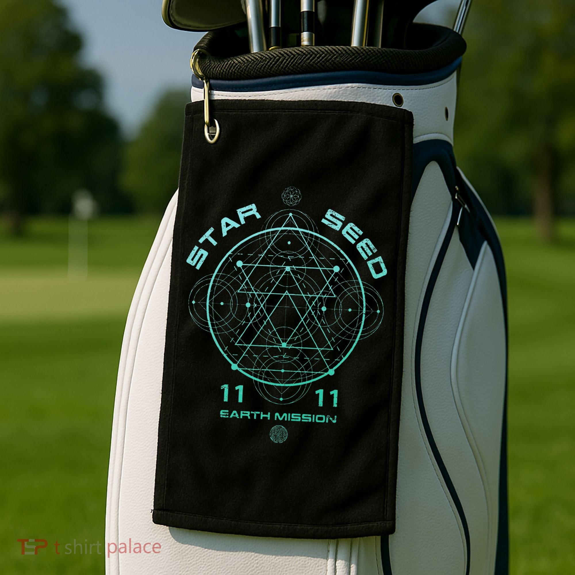 Starseed Sacred Geometry Golf Towel