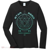Starseed Sacred Geometry Women's Long Sleeve Shirt thumb 0