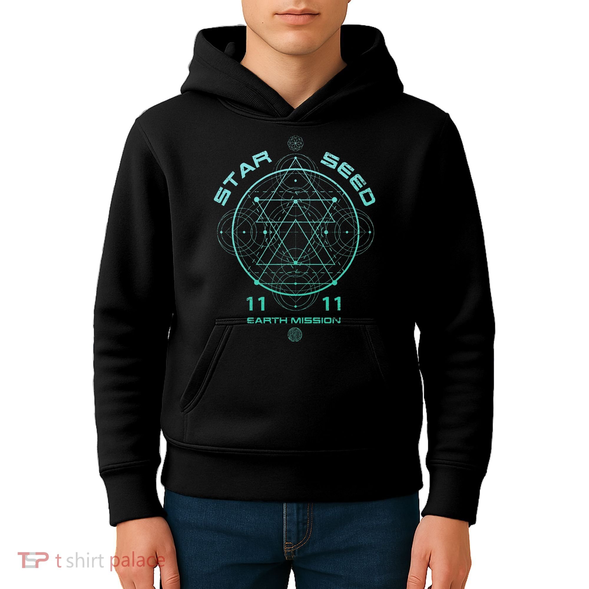 Starseed Sacred Geometry Kids Hoodie