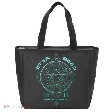Starseed Sacred Geometry Tote Bag