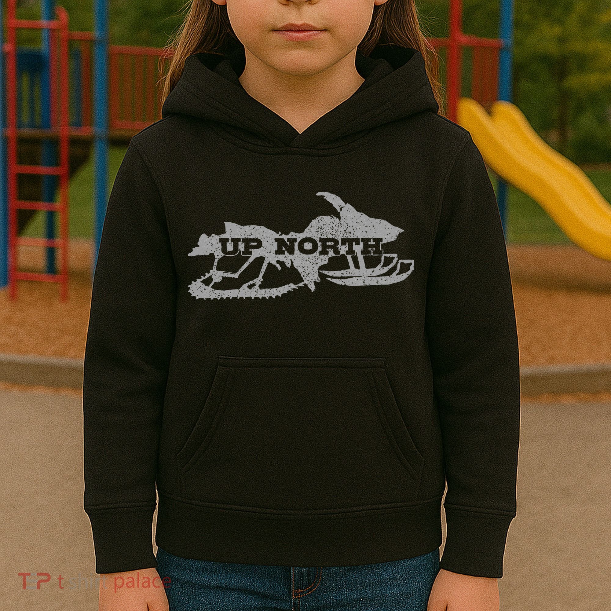 Snowmobile Snowmobile Gift Kids Hoodie