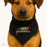 Skateboard Skater Gift Ollie USA-Made Doggie Bandana thumb 1