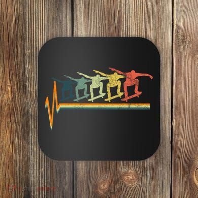 Skateboard Skater Gift Ollie Coaster