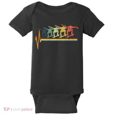 Skateboard Skater Gift Ollie Baby Bodysuit