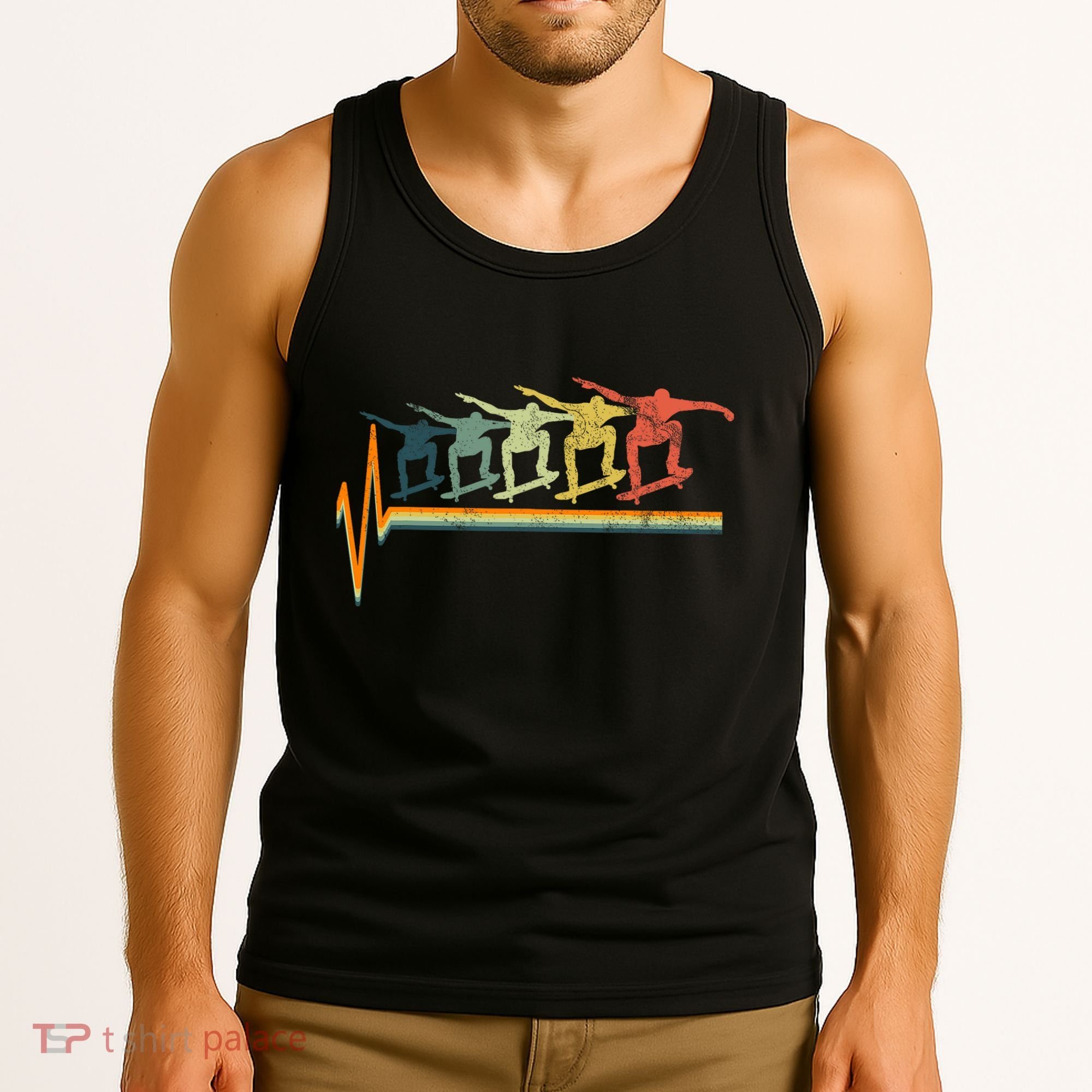 Skateboard Skater Gift Ollie Tank Top