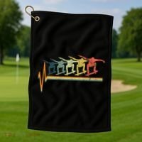 Skateboard Skater Gift Ollie Golf Towel thumb 1