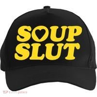 Soup Slut Hearts Funny Saying Adorable Five-Panel Snapback Cap thumb 0