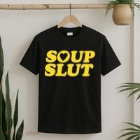Soup Slut Hearts Funny Saying Adorable T-Shirt thumb 2