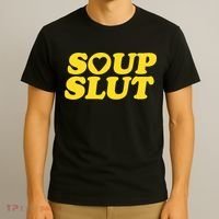 Soup Slut Hearts Funny Saying Adorable T-Shirt thumb 3