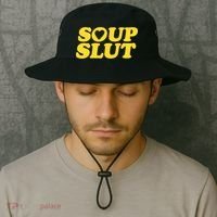 Soup Slut Hearts Funny Saying Adorable Bucket Hat thumb 2