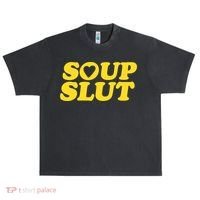 Soup Slut Hearts Funny Saying Adorable Urban Oversized Heavyweight T-Shirt thumb 0