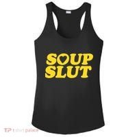 Soup Slut Hearts Funny Saying Adorable Ladies PosiCharge Competitor Racerback Tank thumb 0