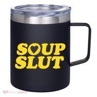 Soup Slut Hearts Funny Saying Adorable 12oz Stainless Steel Coffee Mug thumb 0