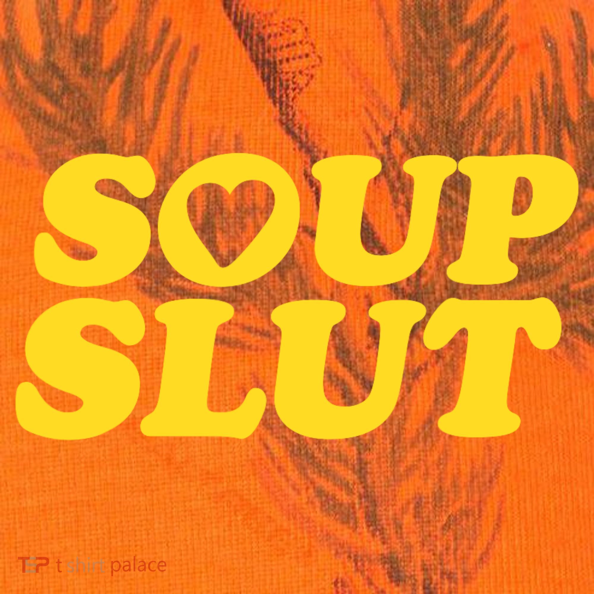 Soup Slut Hearts Funny Saying Adorable Kati Licensed 12" Camo Cuffed Beanie
