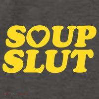Soup Slut Hearts Funny Saying Adorable Vector Backpack thumb 2