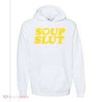 Soup Slut Hearts Funny Saying Adorable Comfort Colors Garment-Dyed Hooded Sweatshirt thumb 0