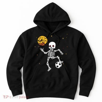 Soccer Skeleton Halloween Soccer Player Halloween Hoodie