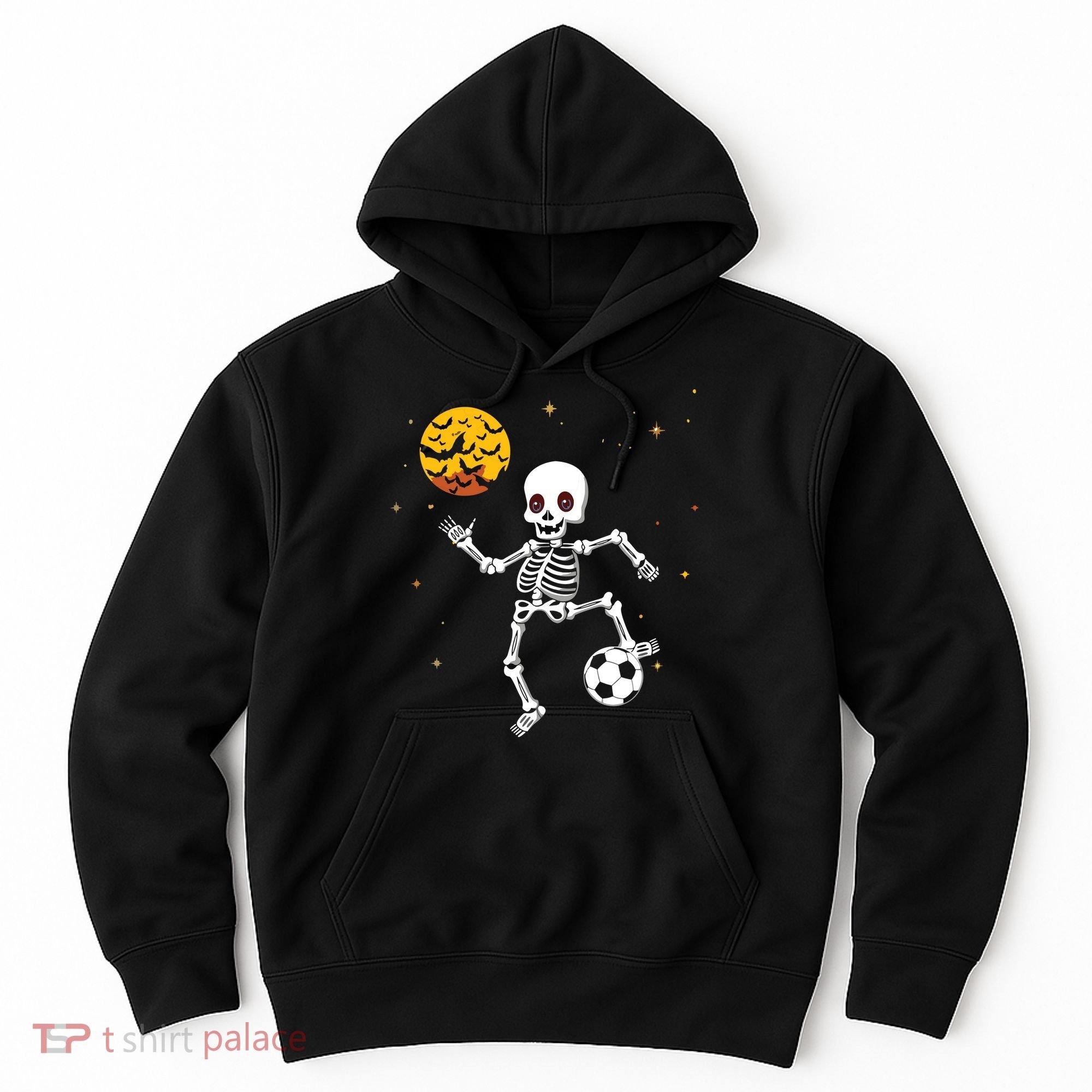 Soccer Skeleton Halloween Soccer Player Halloween Hoodie