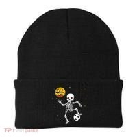 Soccer Skeleton Halloween Soccer Player Halloween Beanie thumb 0