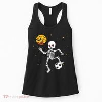 Soccer Skeleton Halloween Soccer Player Halloween Women's Tank Top thumb 0