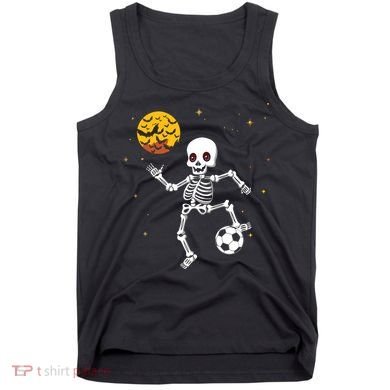 Soccer Skeleton Halloween Soccer Player Halloween Tank Top