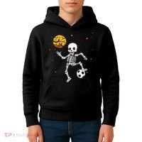 Soccer Skeleton Halloween Soccer Player Halloween Kids Hoodie thumb 4