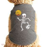 Soccer Skeleton Halloween Soccer Player Halloween Doggie Tank thumb 0