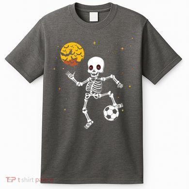 Soccer Skeleton Halloween Soccer Player Halloween T-Shirt