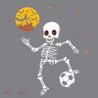 Soccer Skeleton Halloween Soccer Player Halloween Women's T-Shirt thumb 6