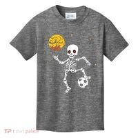 Soccer Skeleton Halloween Soccer Player Halloween Kids T-Shirt thumb 0