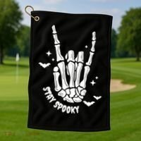 Stay Spooky Halloween Golf Towel thumb 1