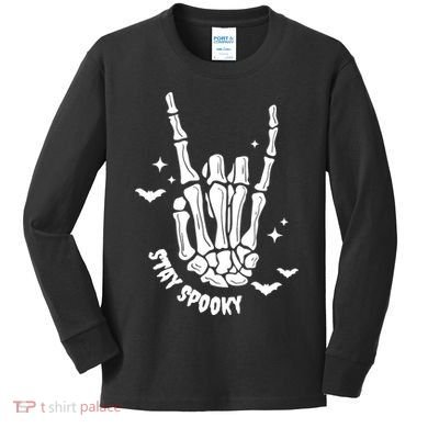 Stay Spooky Halloween Kids Long Sleeve Shirt