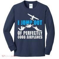Skydive Skydiving Helmet Skydiving Gears Skydiving Kids Long Sleeve Shirt thumb 0