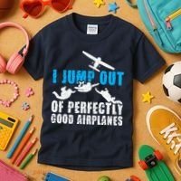 Skydive Skydiving Helmet Skydiving Gears Skydiving Kids T-Shirt thumb 3