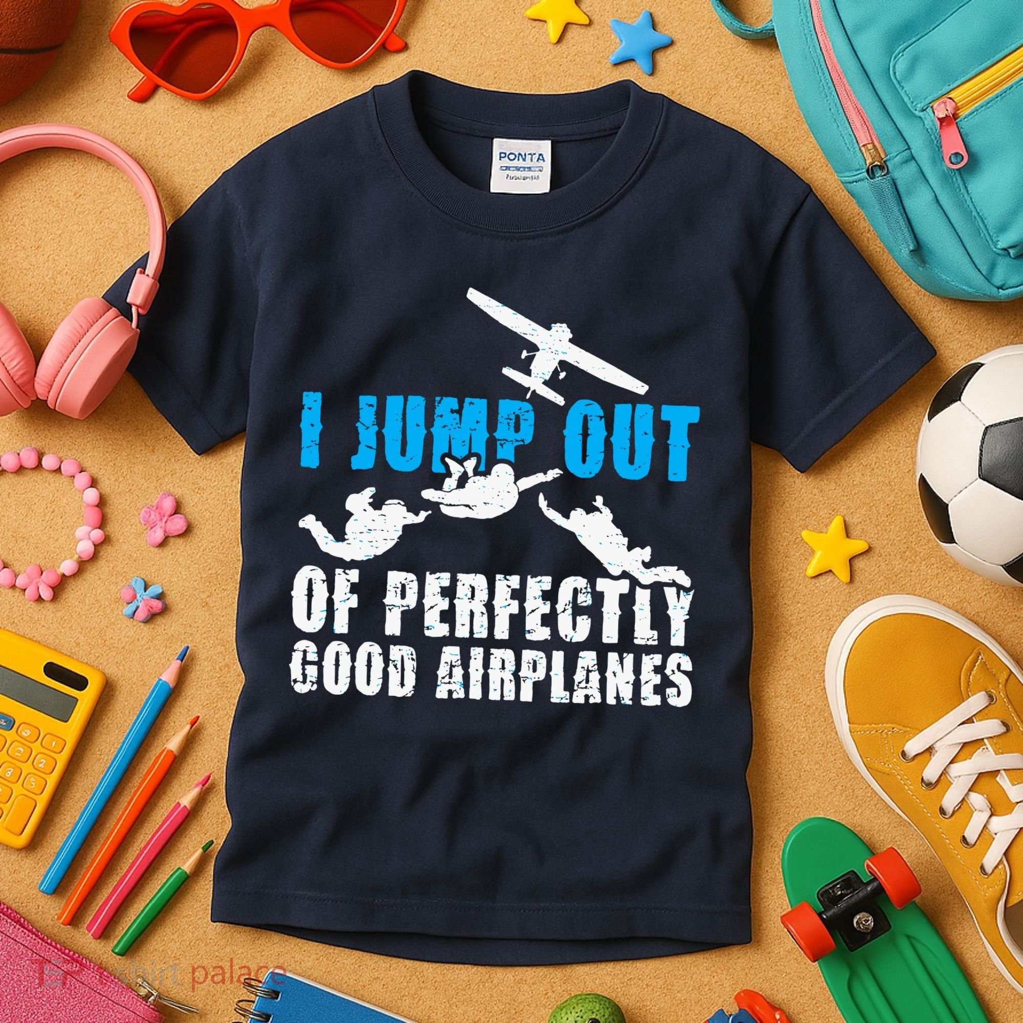 Skydive Skydiving Helmet Skydiving Gears Skydiving Kids T-Shirt