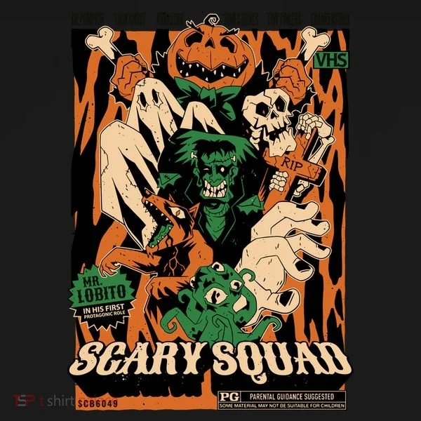 Scary Squad Halloween Doggie Tank