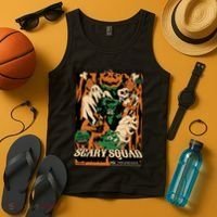 Scary Squad Halloween Tank Top thumb 4
