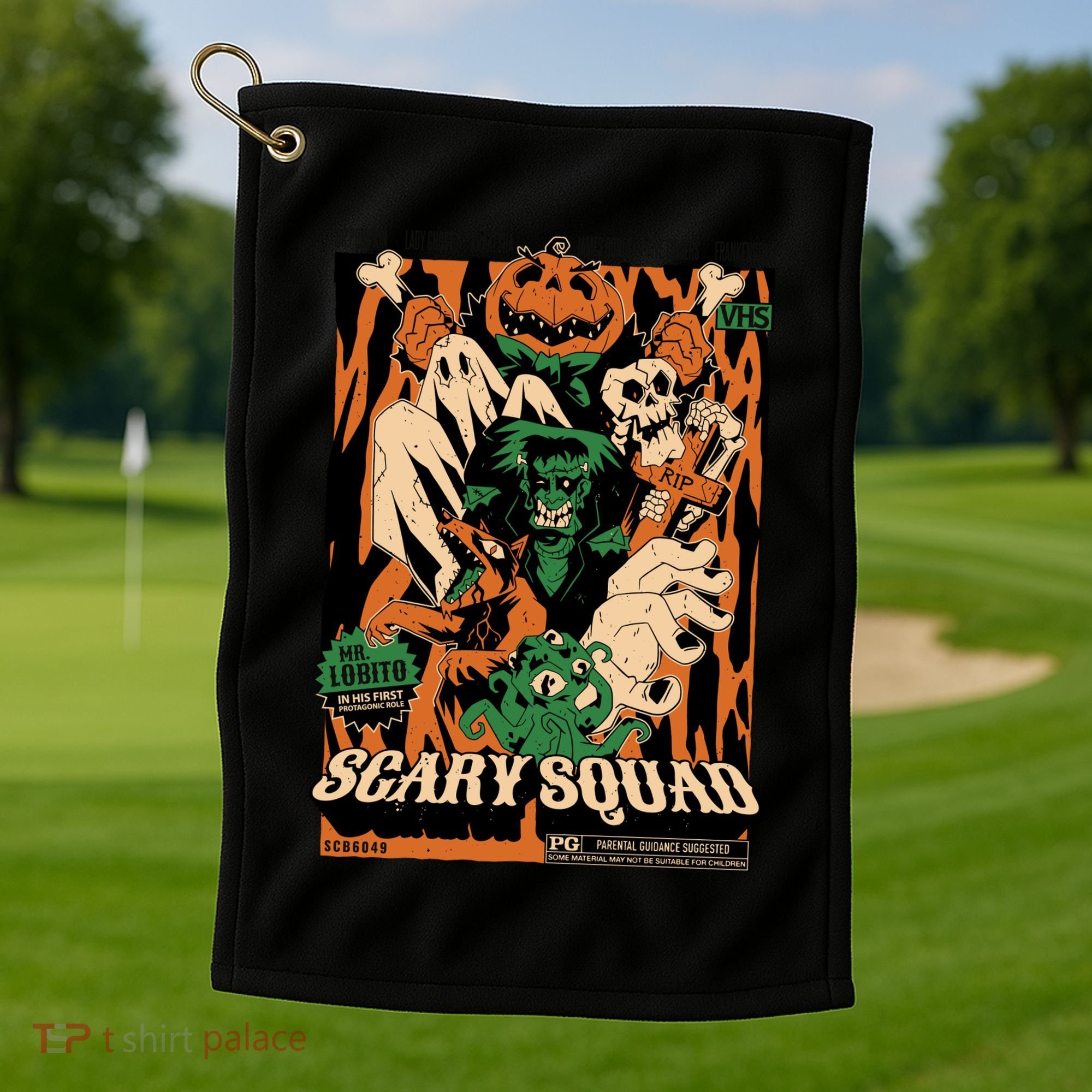 Scary Squad Halloween Golf Towel
