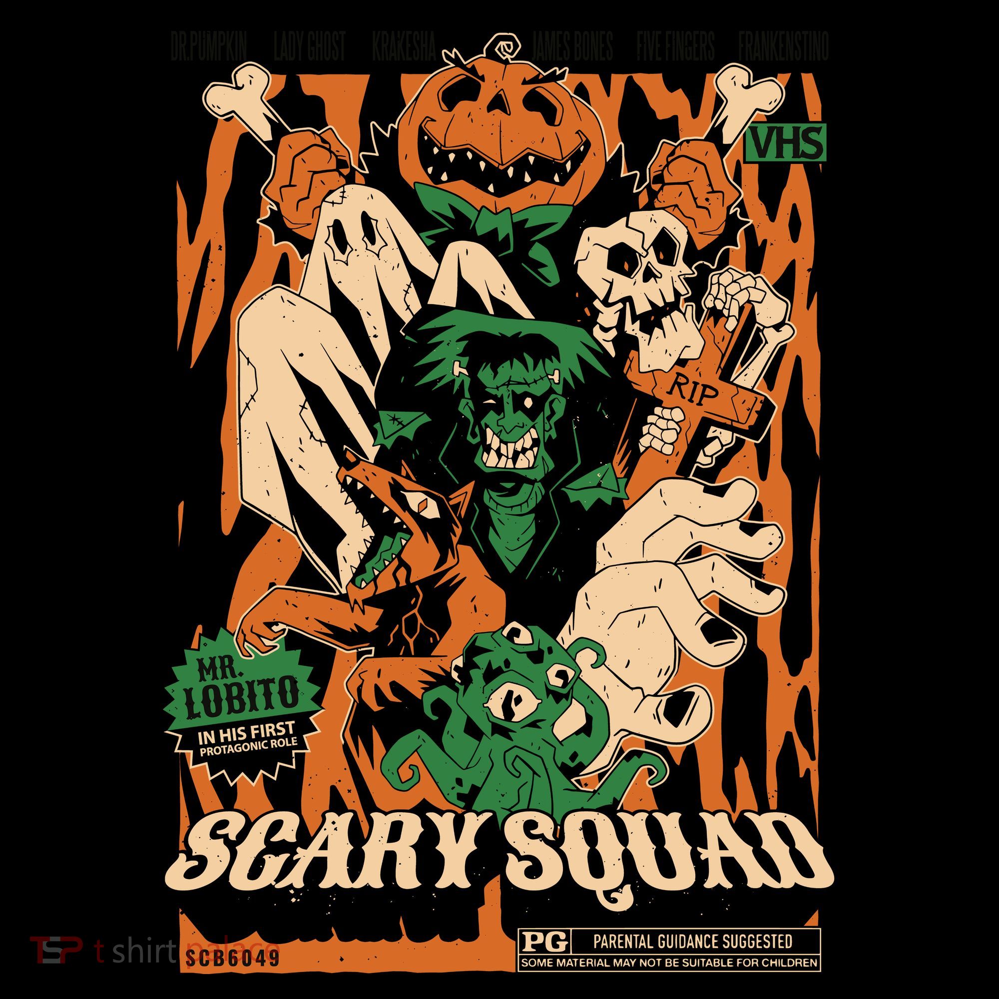 Scary Squad Halloween Kids Sweatshirt